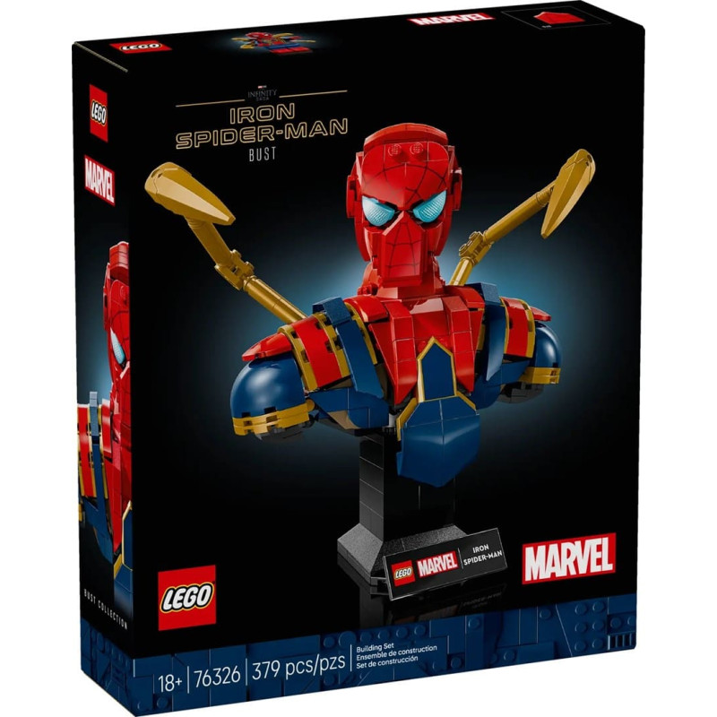 Lego Iron Spider-Man Bust
