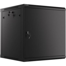 Lanberg szafa rack wisząca 19" 12U 600X600 czarna drzwi metalowe