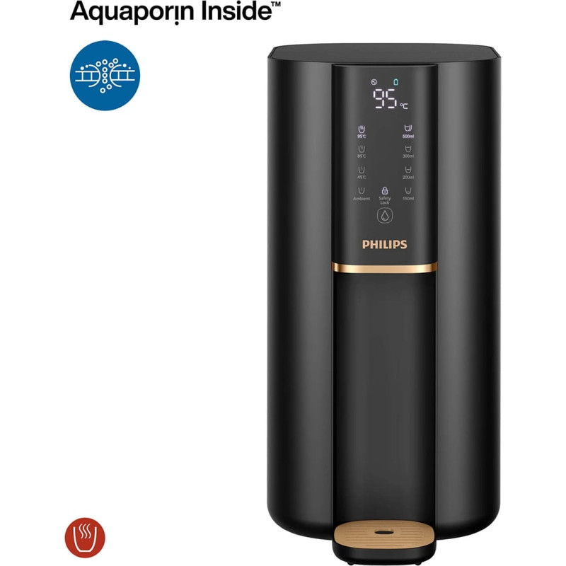 Philips ADD6901HBK01/10 vandens filtras Dalytuvo vandens filtras 4 L Juoda