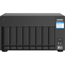 Qnap TS-832PX NAS Tower Annapurna Labs AL324 4 GB DDR4 0 TB QNAP Turbo System Алюминий, Черный