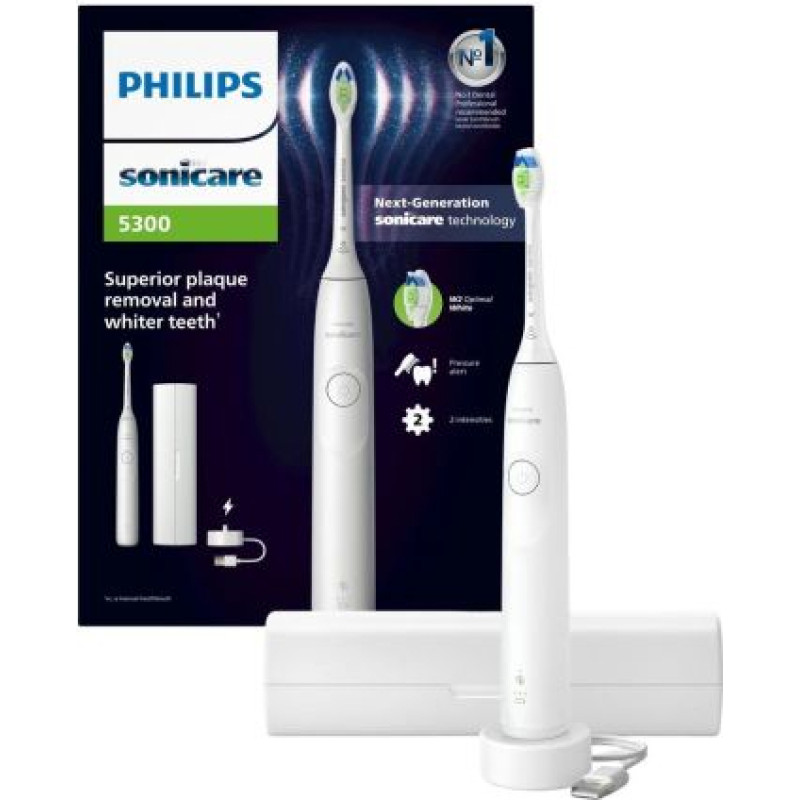 Philips Electric Toothbrush Sonicare 5300 Series HX7108/02 White EU