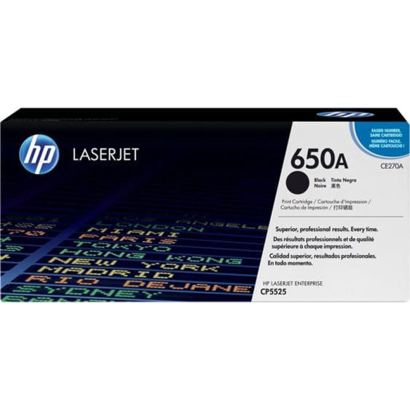HP Toner HP 650A Black Oryginał  (CE270A)