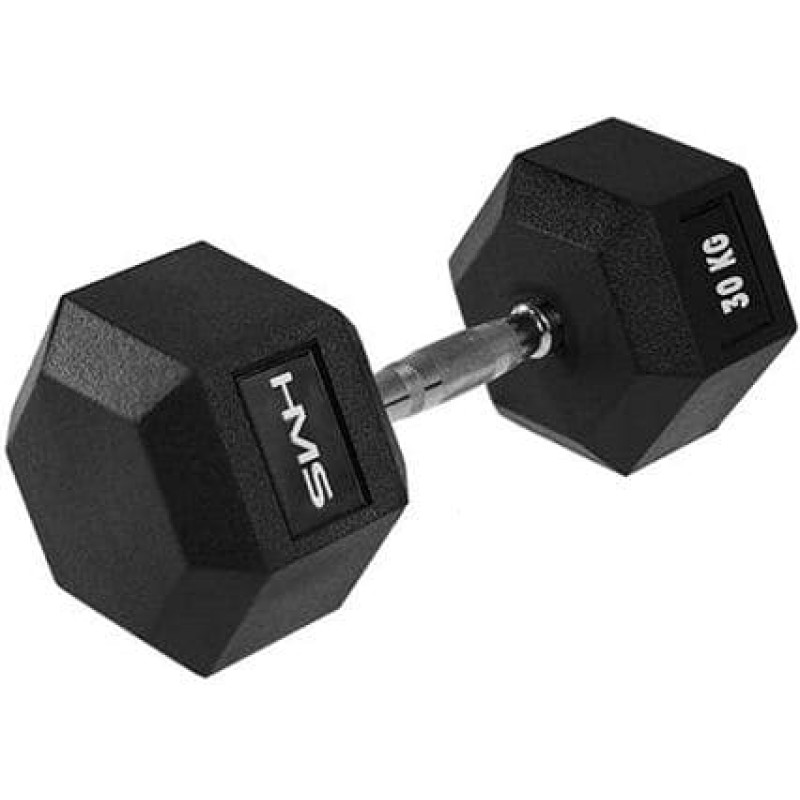 HMS Hantel Hex Pro gumowany 1 x 30 kg