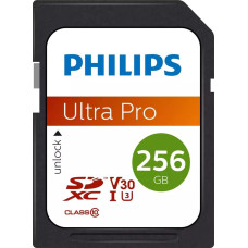 Philips Karta Philips Ultra Pro SDXC 256 GB Class 10 UHS-I/U3 V30 (FM25SD65B/00)