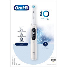 Oral-B Электрическая зубная щетка серии iO6, белый, 4210201438069