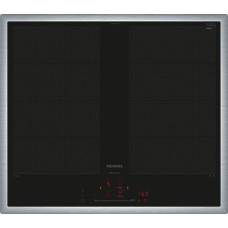Siemens Płyta grzewcza Siemens Siemens EX645HXC1E iQ700, independent hob (black/stainless steel, 60 cm, Home Connect)