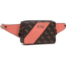 Guess , Camy, Textile Fanny Pack, 4G Logo, Coral/Brown, For Women For Women