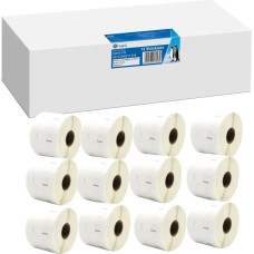 G&G 12x Etykiety 32mm x 57mm sw komp. m. Dymo 11354/ s0722540
