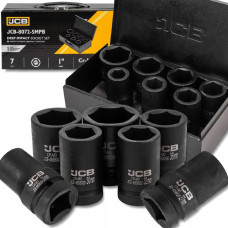 JCB Zestaw nasadek udarowych głębokich 1'' 7el. (6-kątnych) (24-46mm)