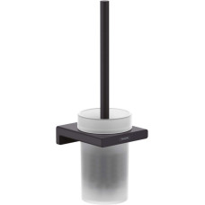 Hansgrohe Toilet brush with holder AddStoris 41752670, black matt