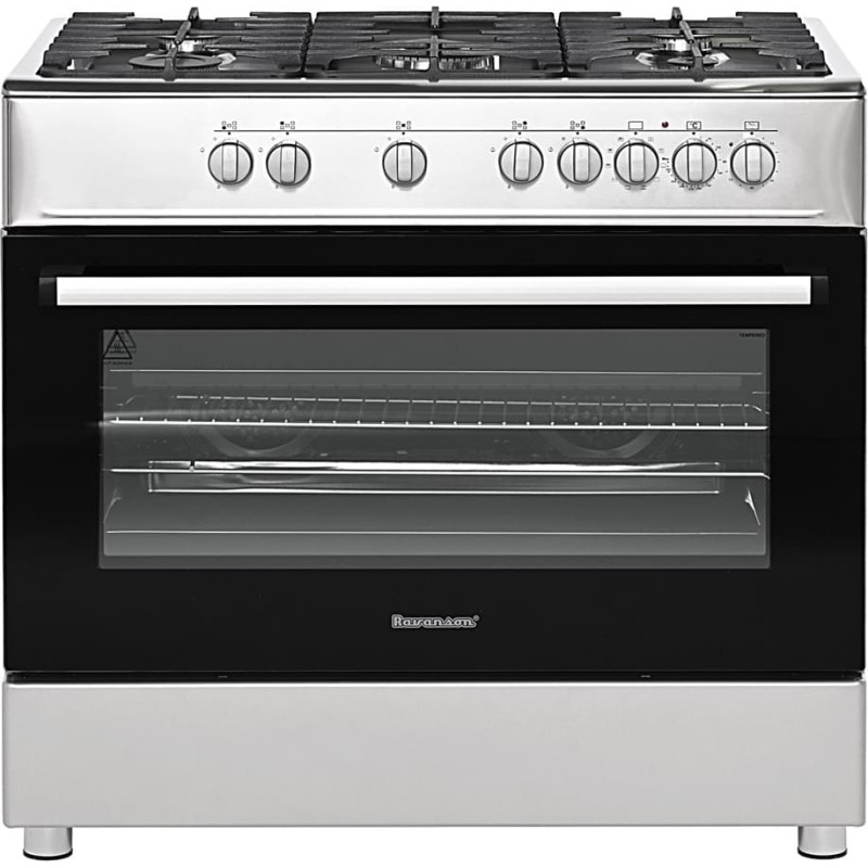 Ravanson KWGE-K90A Cheff (inox) gas and electric cooker