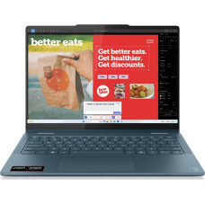 Lenovo Yoga 7 2-in-1 14AKP10 Copilot+ PC AMD Ryzen AI 5 340 Hybrid (2-in-1) 35.6 cm (14") Touchscreen WUXGA 16 GB LPDDR5-SDRAM 512 GB SSD Wi-Fi 7 (802.11be) Windows 11 Home Teal