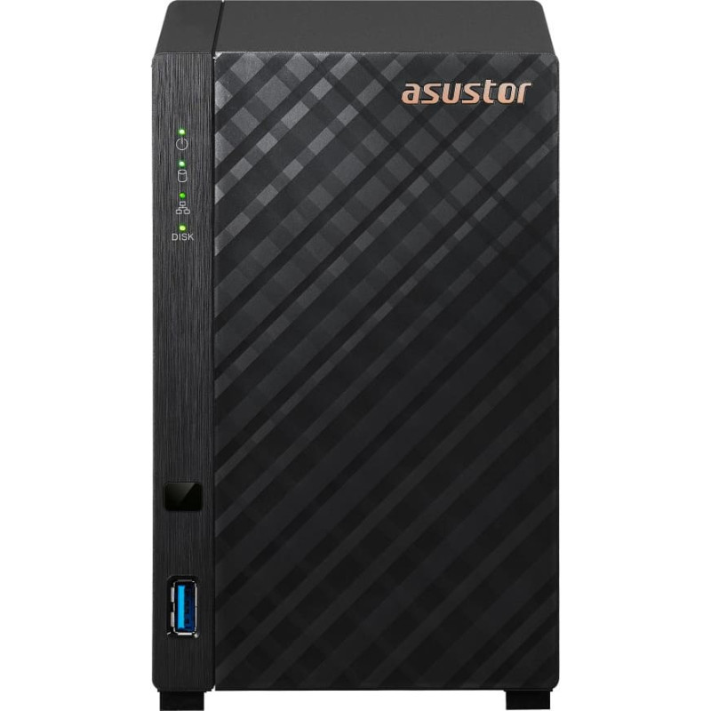 Asustor AS1102TL NAS/storage server Mini Tower Realtek RTD1619B 1 GB DDR4 0 TB ADM Black