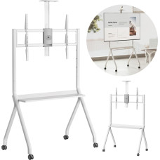 Maclean TV stand, on casters MC-114 W