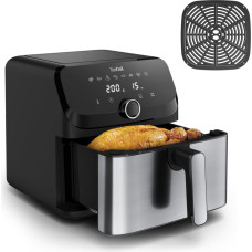 Tefal Easy Fry Mega EY855D10 frit&uuml;&uuml;r &Uuml;ksik 7,5 l Eraldiseisev 2020 W Kuuma&otilde;hu frit&uuml;&uuml;r Must, Roostevaba teras