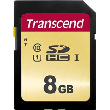 Transcend Karta Transcend 500S SDHC 8 GB Class 10 UHS-I/U1 V30 (TS8GSDC500S)