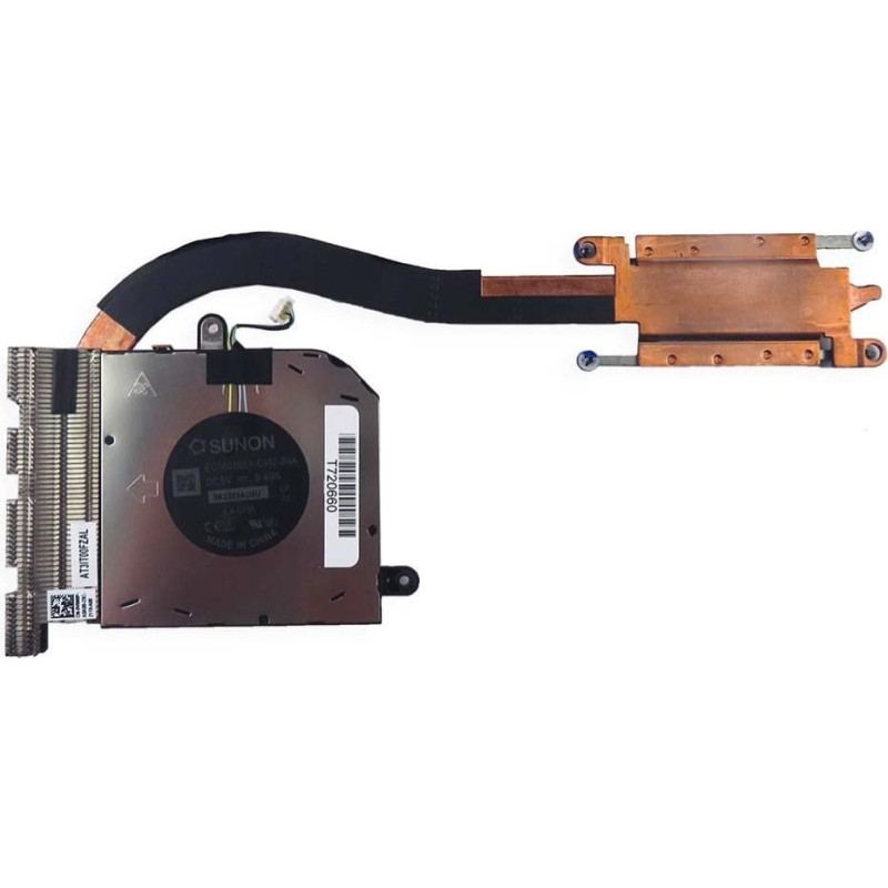Dell Chłodzenie CPU Dell Radiator procesora z jednostką wentylacyjną dla Latitude 5430 (V0N0P)