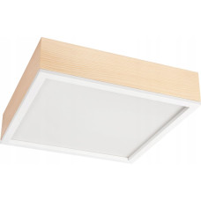 Lamkur Oak Square 49069 plafon lampa sufitowa 4x15W E27 sosna/biały