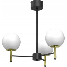 Noname Luminex Awinion 1653 lampa wisząca zwis 3x15W E27 czarna/złota