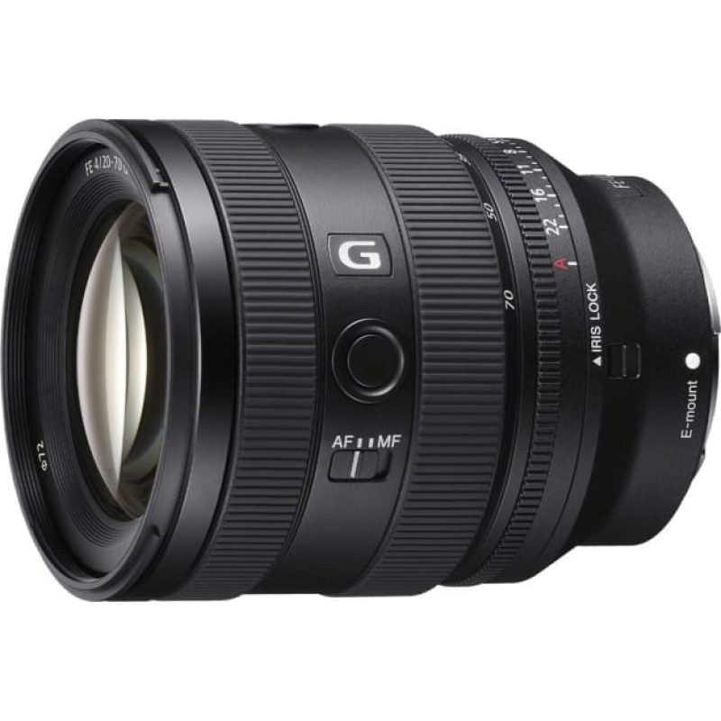 Sony FE 20-70mm F4 G MILC (Peeglita vahetatavate objektiividega kaamera) Standardne suumobjektiiv Must