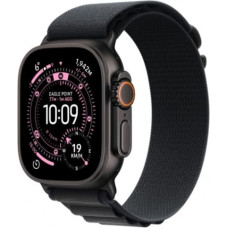 Apple Watch Ultra 3 GPS + Cellular 49mm Black Titanium Case with Black Alpine Loop - Small