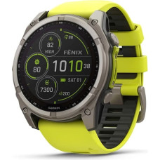 Garmin fenix 8 3.56 cm (1.4") 51 mm Digital 280 x 280 pixels Touchscreen Titanium Wi-Fi GPS (satellite)