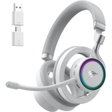 Havit Fuxi-H8 - wired/wireless gaming headphones (white)