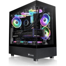 Thermaltake PC case View 270 Tempered Glass, glass side, CT140 Fan - black