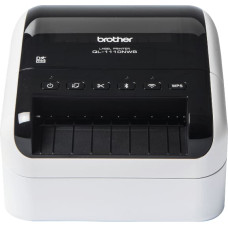 Brother QL-1110NWB label printer Direct thermal 300 x 300 DPI 110 mm/sec Wired & Wireless Ethernet LAN DK Wi-Fi Bluetooth