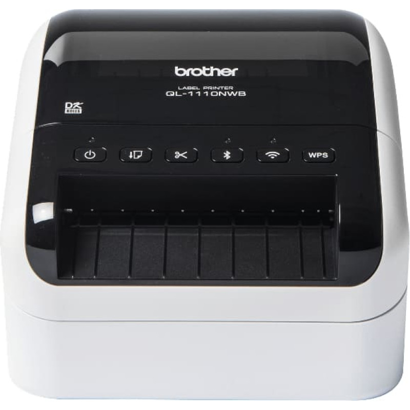Brother QL-1110NWB label printer Direct thermal 300 x 300 DPI 110 mm/sec Wired & Wireless Ethernet LAN DK Wi-Fi Bluetooth