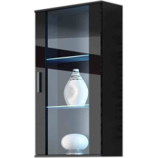 Cama Meble Cama hanging display cabinet SOHO black/black gloss