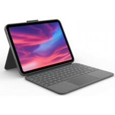 Logitech Logitech Combo Touch - Tastatur und Foliohulle - mit Trackpad - hintergrundbeleuchtet - Apple Smart connector - QWERTY - Spanisch - Oxford Gray - fur Apple 10.2-inch iPad Wi-Fi, 10.5-inch iPad Pro Wi-Fi, 10.9-inch iPad Wi-Fi, iPad Air Wi-Fi