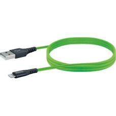 Schwaiger Kabel USB Schwaiger USB-A - Lightning 1.2 m Zielony (LPRO420501)