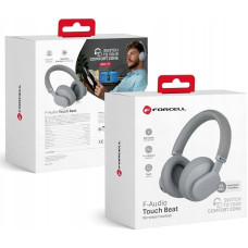 Forcell Słuchawki ForCell FORCELL F-AUDIO słuchawki bezprzewodowe nagłowne ANC Touch Beat szare