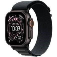 Apple Smartwatch Apple Watch Ultra 3 GPS + Cellular 49mm Black Titanium / Titanium Milanese Loop M Czarny  (MF1Q4QC/A)