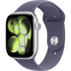Apple Smartwatch Apple Watch 11 GPS 42mm Silver Alu Sport Band S/M Fioletowy  (MEU64WF/A)