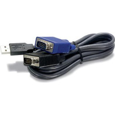 Trendnet Kabel USB TRENDnet USB-A - D-Sub (VGA) 4.5 m Czarny (TKCU15)