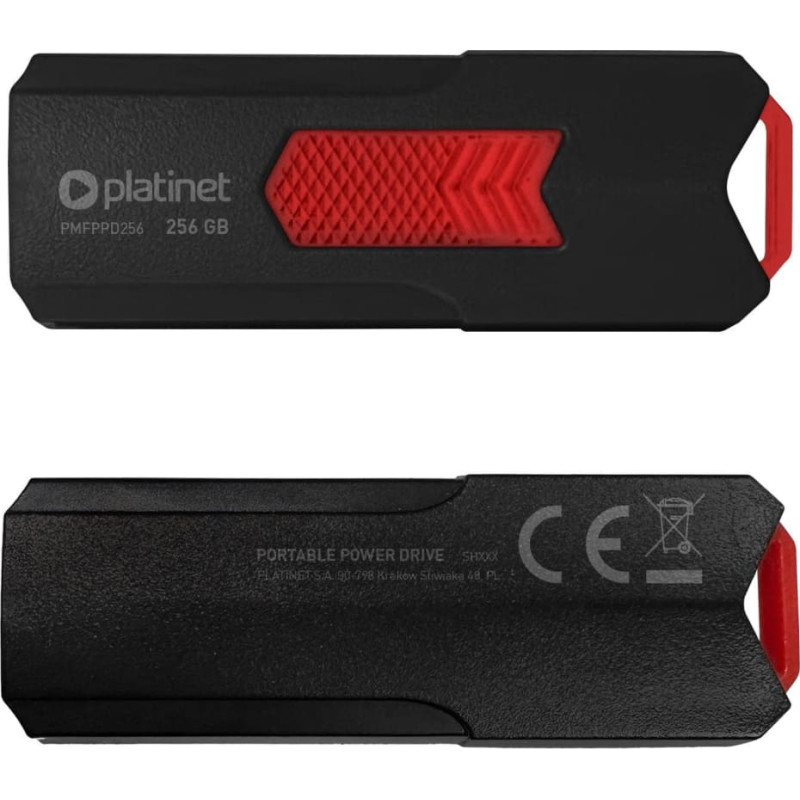 Platinet Pendrive Platinet PLATINET PORTABLE POWER DRIVE USB 3.2 UP TO 150MB/s 256GB BLACK [46155]
