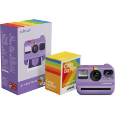 Polaroid Go Gen 2, purple + Color Film Bundle (16 photos)