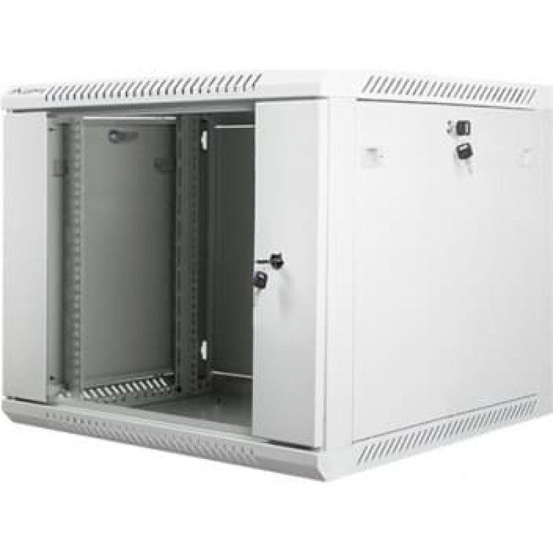 Lanberg Wall-Mounted Rack 19 inch 9U 600X600mm grey