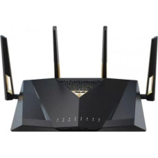 Asus RT-BE88U беспроводной маршрутизатор 10 Gigabit Ethernet Двухдиапазонный (2,4Ггц/5Ггц) Черный, Серый