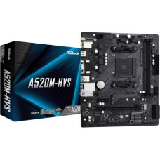 Asrock Motherboard A520M-HVS AM4 2DDR4 HDMI/VGA M.2 mATX