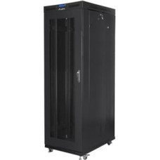 Lanberg Rack cabinet 19-inch standing 42U 800x1200 black, perforated doors, LCD (flat pack) V2