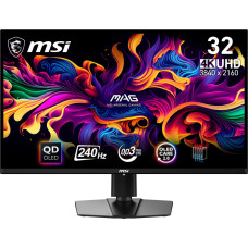 MSI MAG 321UPX QD-OLED монитор для ПК 80 cm (31.5") 3840 x 2160 пикселей 4K Ultra HD Черный