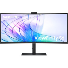 Samsung S65VC монитор для ПК 86,4 cm (34") 3440 x 1440 пикселей UltraWide Quad HD ЖК Черный
