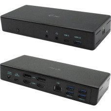 I-Tec C31QUATTRODOCKPD s&uuml;learvuti dokk ja pordireplikaator Juhtmega &uuml;hendatud USB 3.2 Gen 1 (3.1 Gen 1) Type-C Must