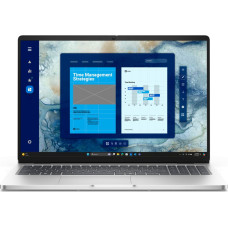 Dell Pro 16 PC16250 Intel Core Ultra 7 255U Knyginis kompiuteris 40,6 cm (16") Full HD+ 16 GB DDR5-SDRAM 512 GB SSD Wi-Fi 6E (802.11ax) Windows 11 Pro Platina, Sidabras