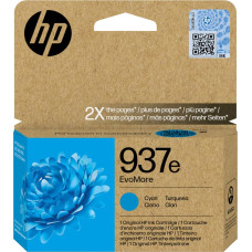 HP 937e EvoMore Cyan Original Ink Cartridge
