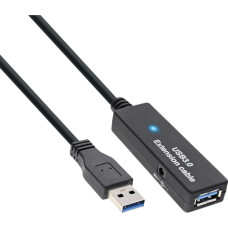 Inline Kabel USB InLine USB-A - 10 m Czarny (35655)