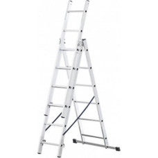 Braket DRABINA ALUMINIOWA 3-ELEMENTOWA EASY 297CM 6+6+6 SZCZEBLI